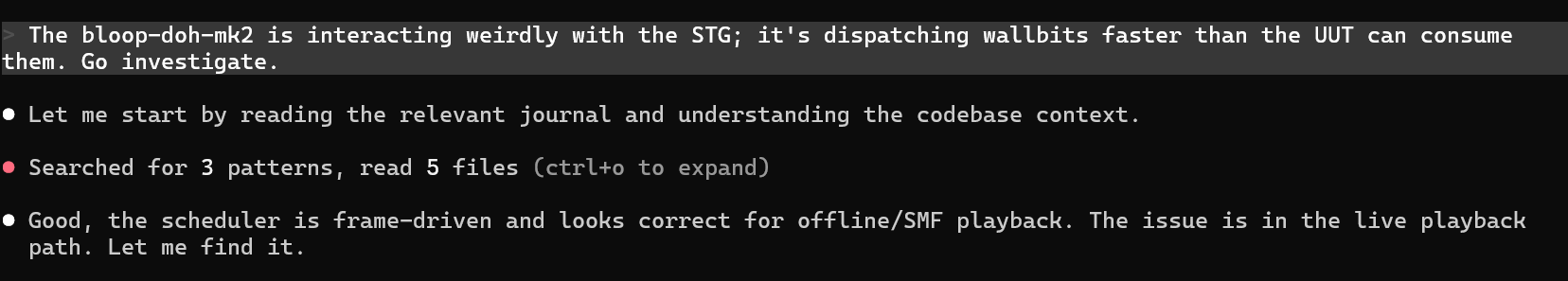 Claude's initial diagnosis