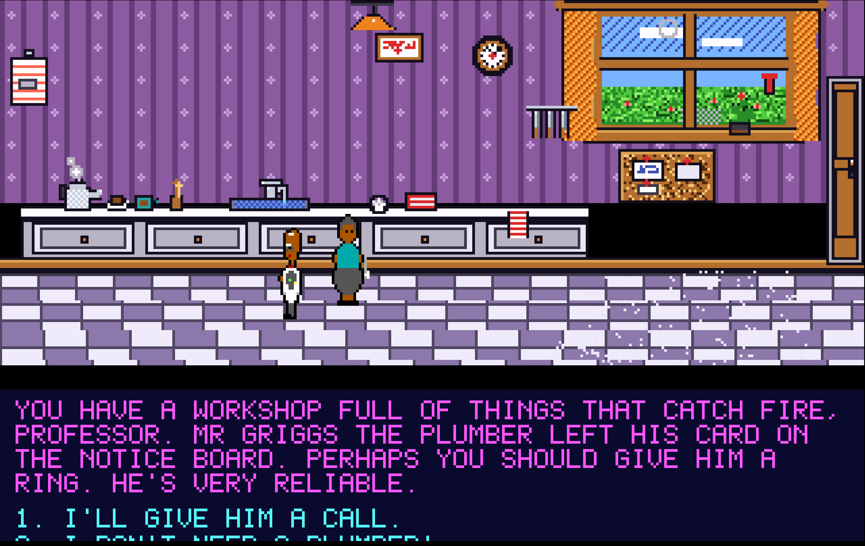 LucasArts-style DOS game