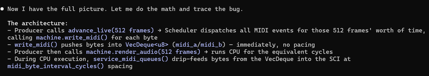 Claude's evolved diagnosis