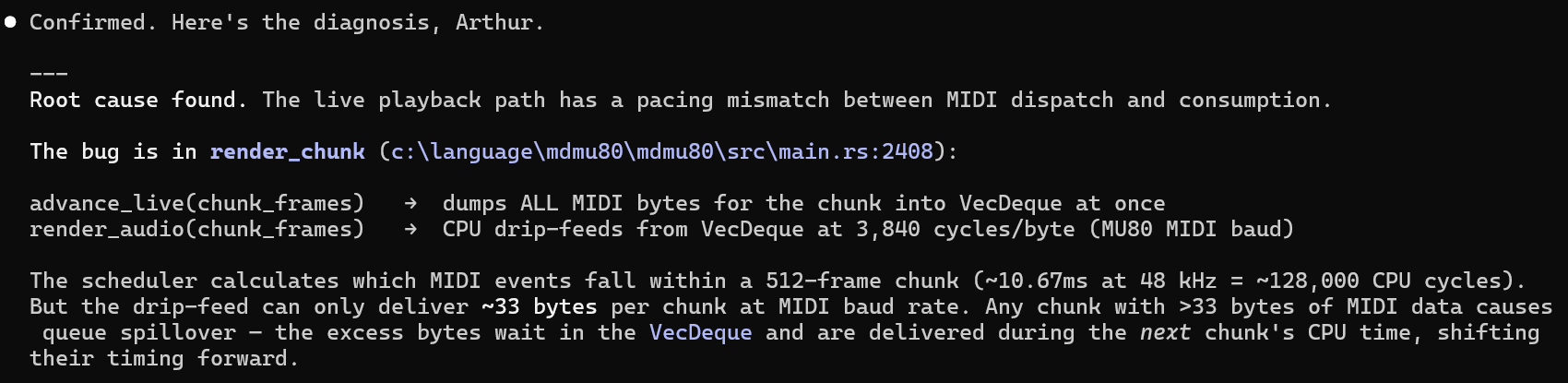 Claude declaring success